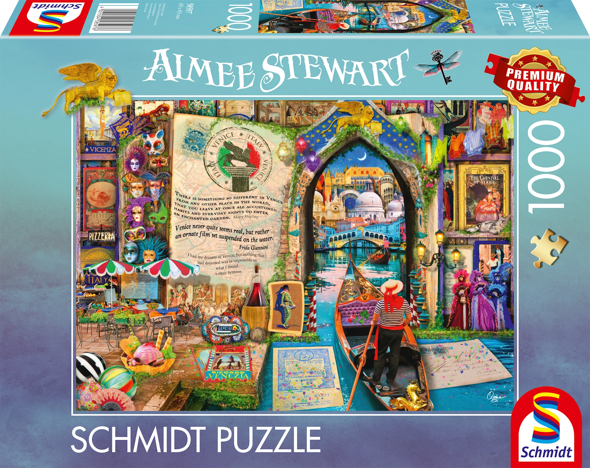 Produktbilde for Memories Of Venice Puslespill 1000 Brikker Schmidt