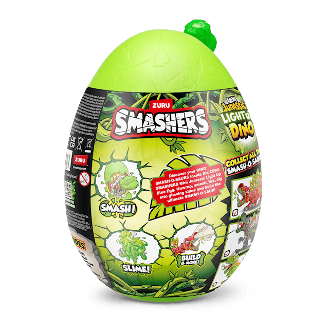 Produktbild 5 för Mini Jurassic  Light-Up Dino Samshers