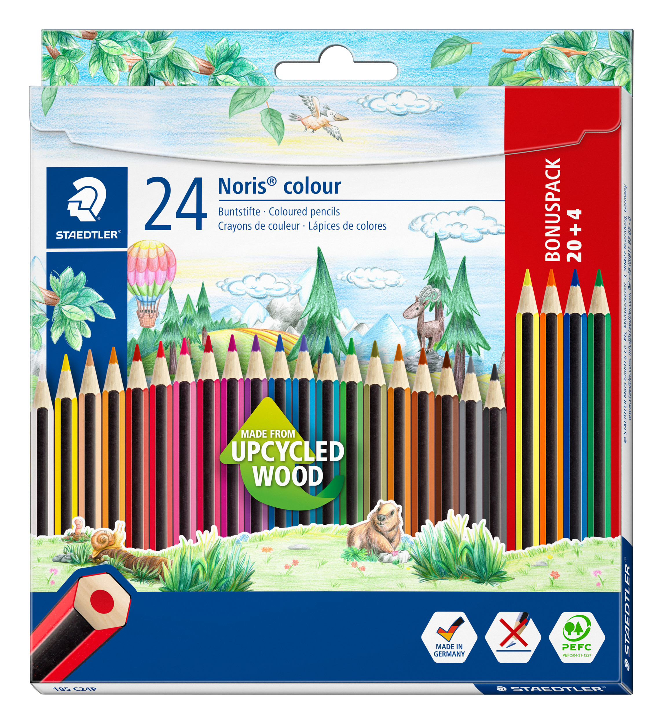 Färgpennor Noris® colour 24-p Staedtler