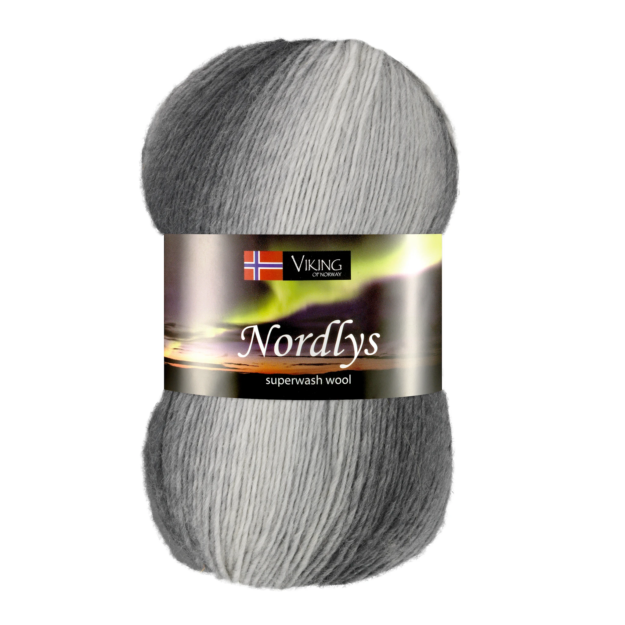 Produktbild för Nordlys Garn Ullmix 100 g Viking Garn