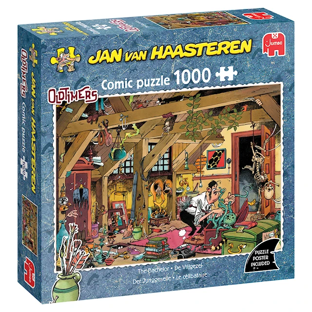 Jan Van Haasteren Oldtimers The Bachelor Pussel 1000 bitar
