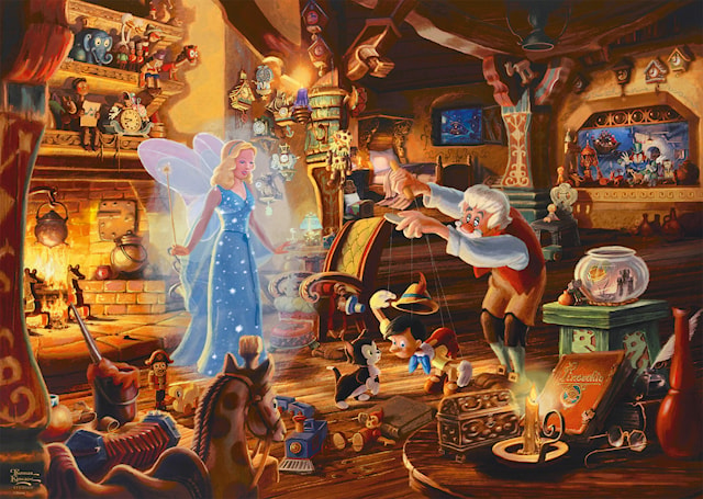 Tuotekuva 2 - Palaapelit Disney Geppettos Pinocchio 1000 palaa, Schmidt