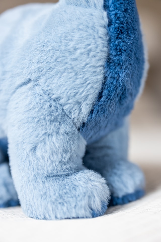 Produktbild 2 för Dino Brachiosaurus Blå Stor 40 cm  Teddykompaniet