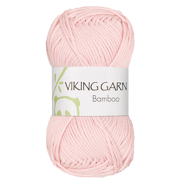 Bamboo Garn Bomullsmix 50 g Puderosa 671 Viking Garn