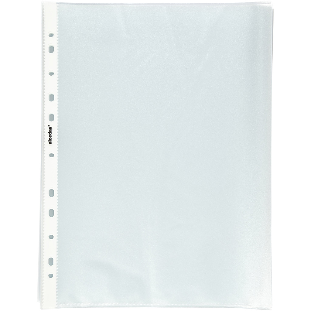 Plastfickor A4 Transparenta 100-pack