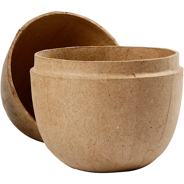 Delat ägg, H: 12 cm, Dia. 9 cm, 1 st.