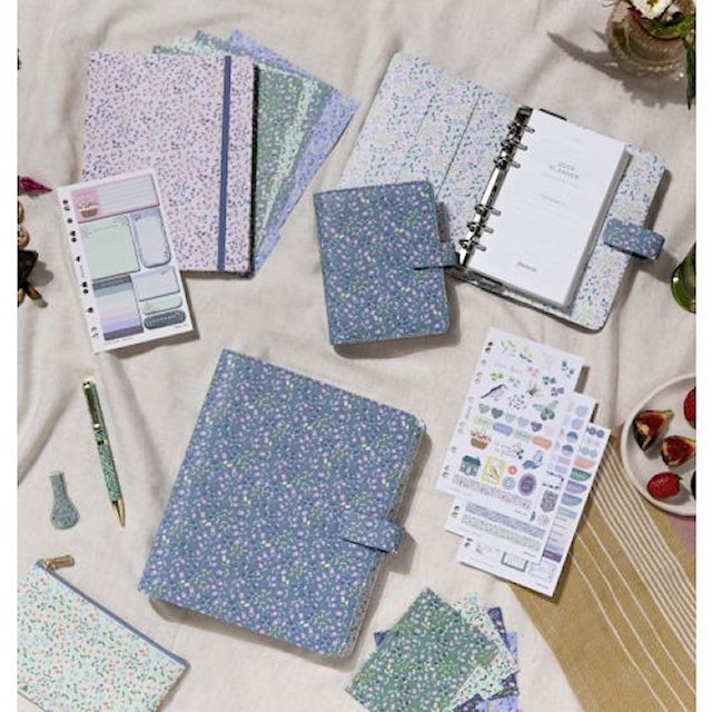 Produktbild 5 för Systemkalender A5 Meadow Blå Filofax