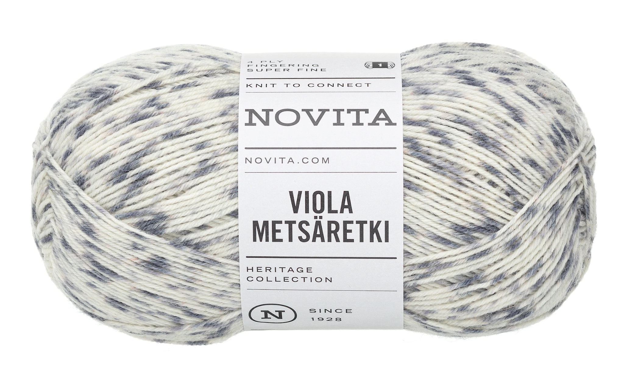 Produktbild för Viola Metsäretki Garn Ullmix 100g 8321 Björkskog 8321 Novita