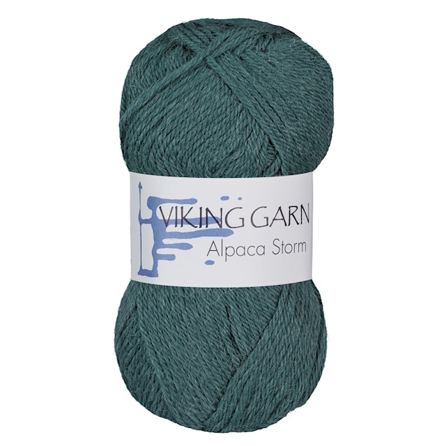 Alpaca Storm 50 g tummapetrooli Viking Garn