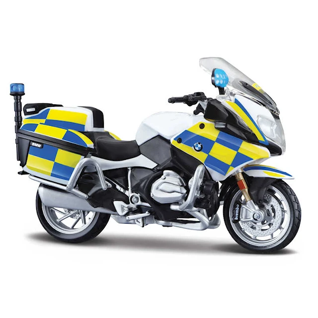Poliisin Moottoripyörä 1:18 Maisto