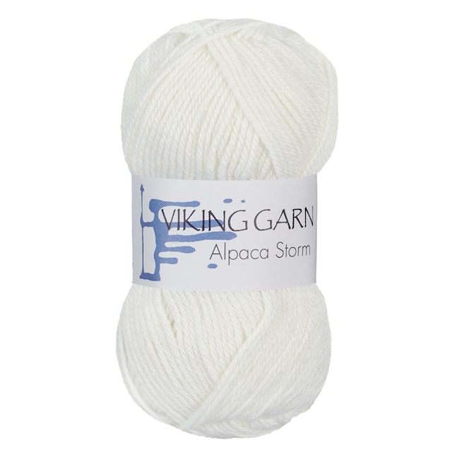 Alpaca Storm 50 g valkoinen Viking Garn