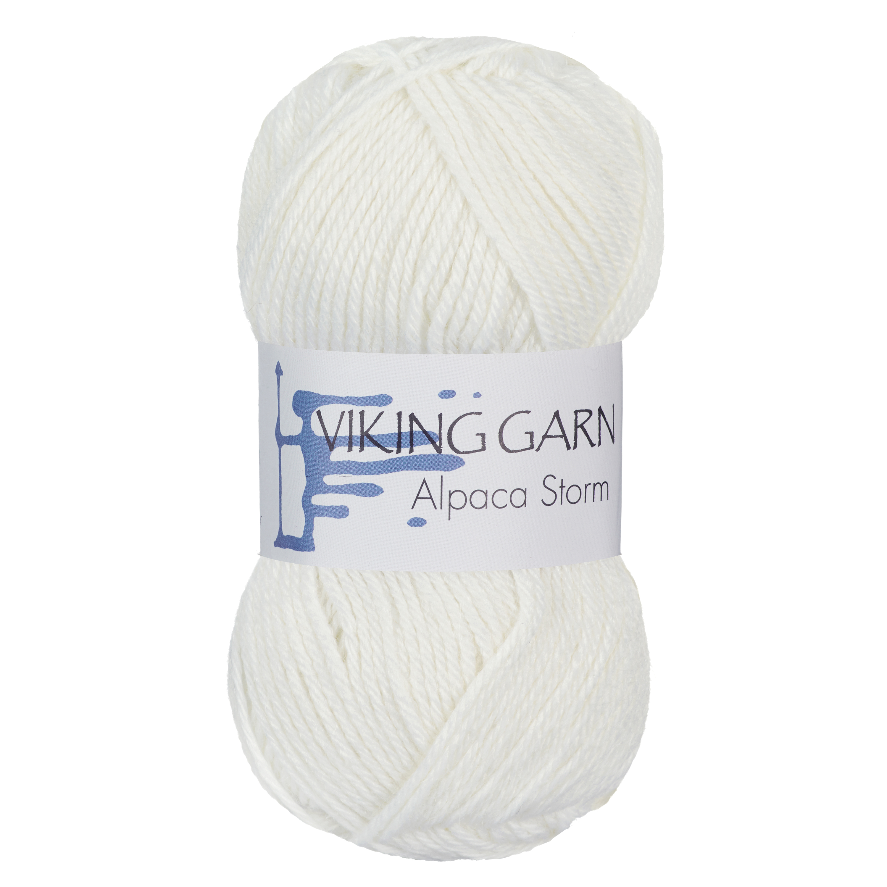 Alpaca Storm Garn Alpackamix 50 g Vit 500 Viking Garn