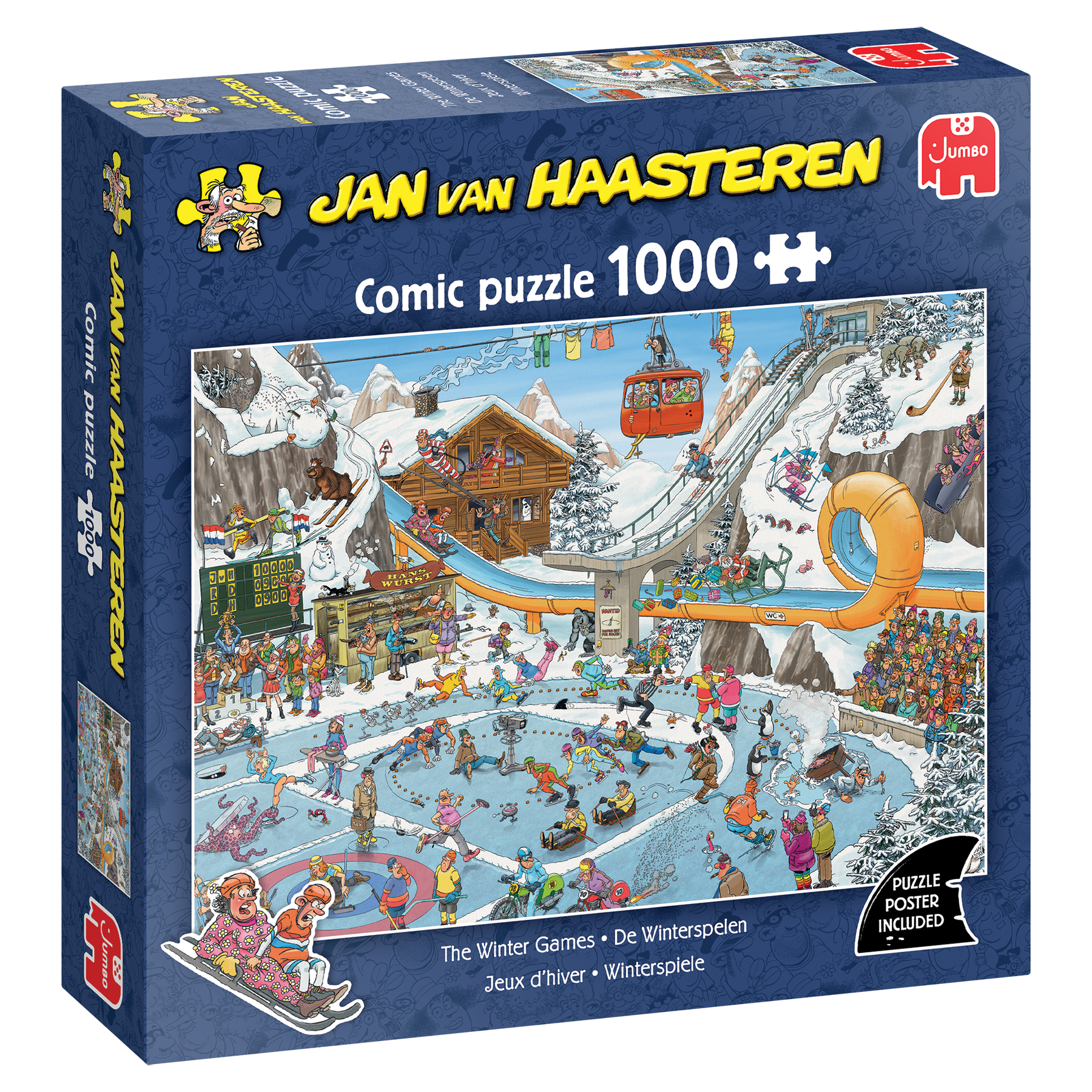 Jan van Haasteren Winter Games Palapeli 1000 palaa
