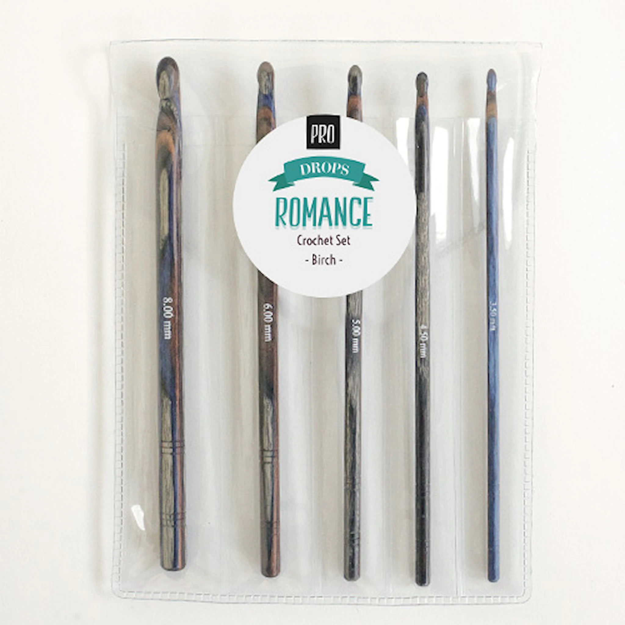 Produktbild för Pro Romance Virknål Set Drops