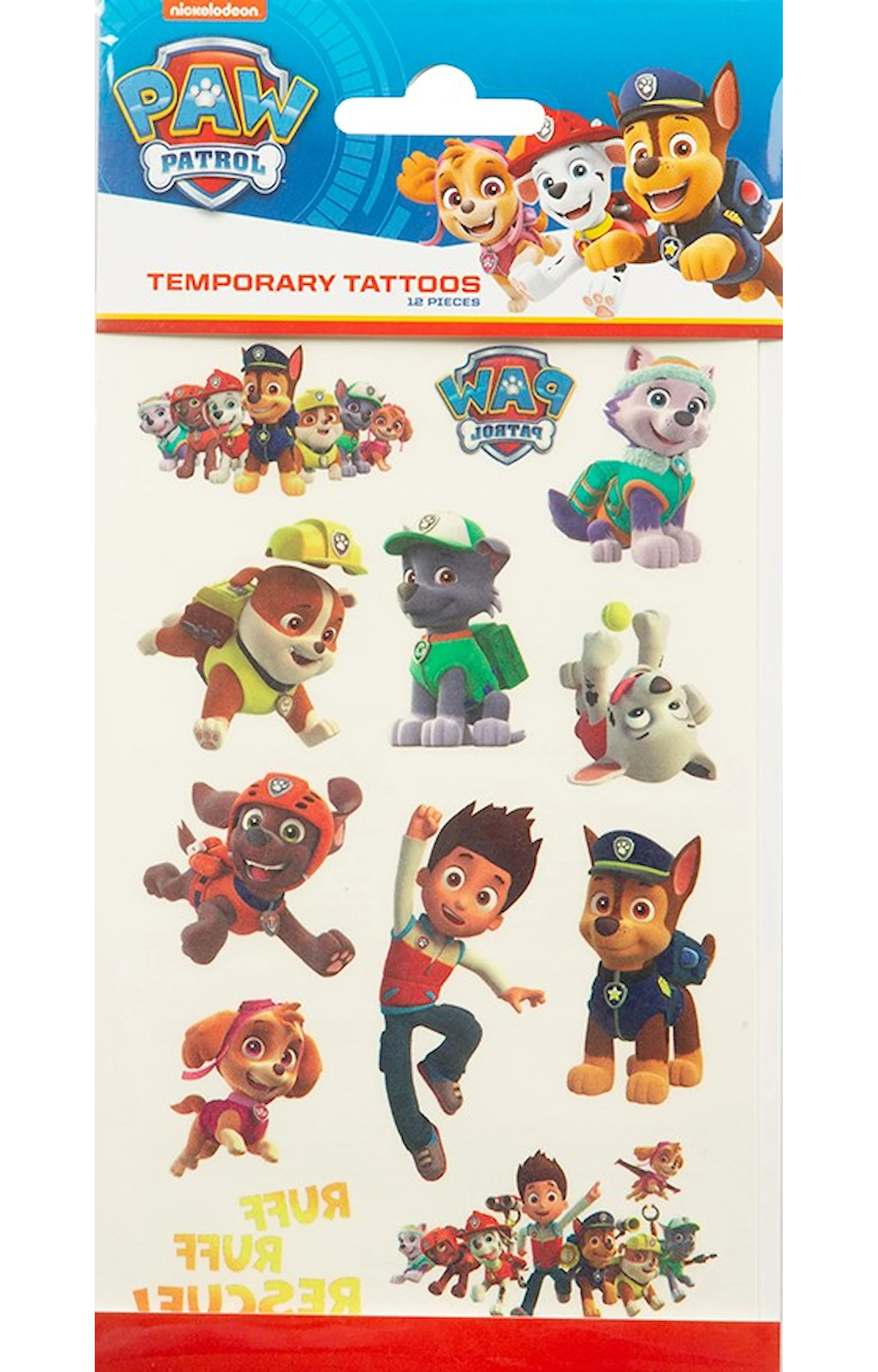 Produktbild för Tatueringar Paw Patrol 1 ark