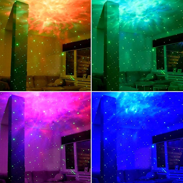 Produktbild 8 för Lampa Astronaut Star Projector