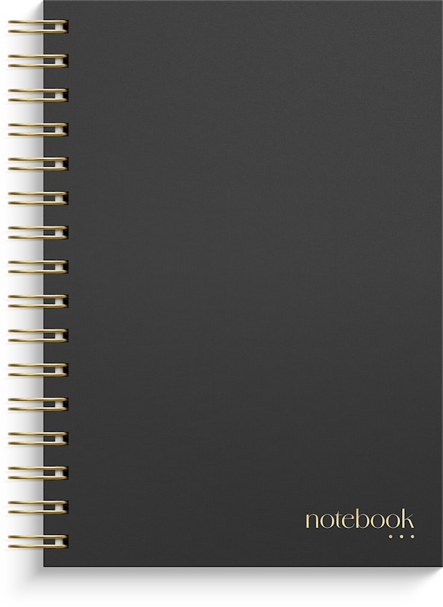 Produktbild 1 för Notebook Dotted A5 Black Burde