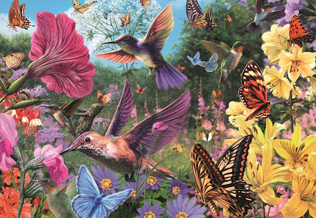 Tuotekuva 2 - Hummingbirds & Butterflies 200pRavensburger