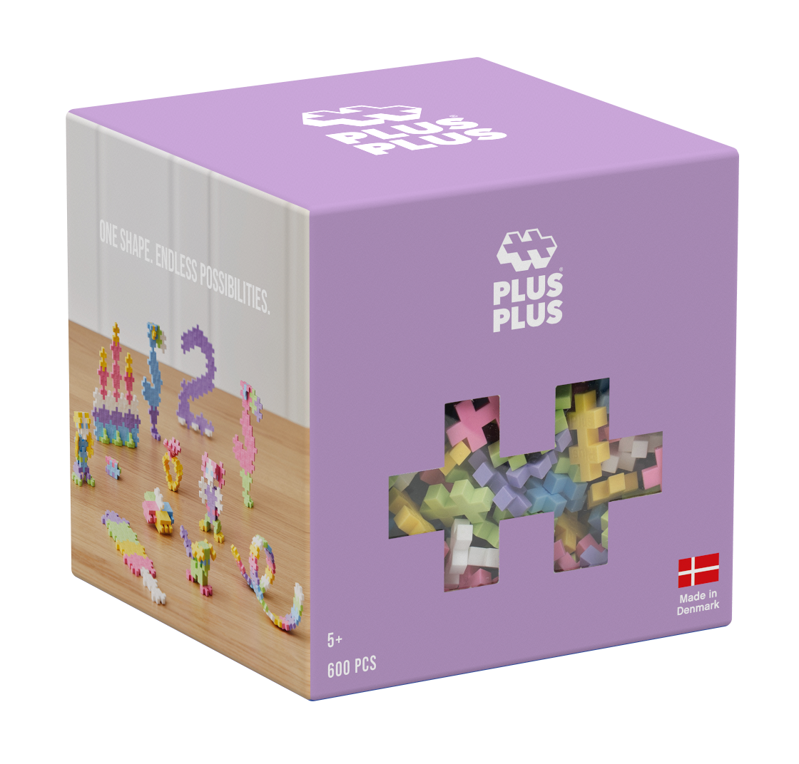 Plus Plus MINI Pastell, 600 bitar