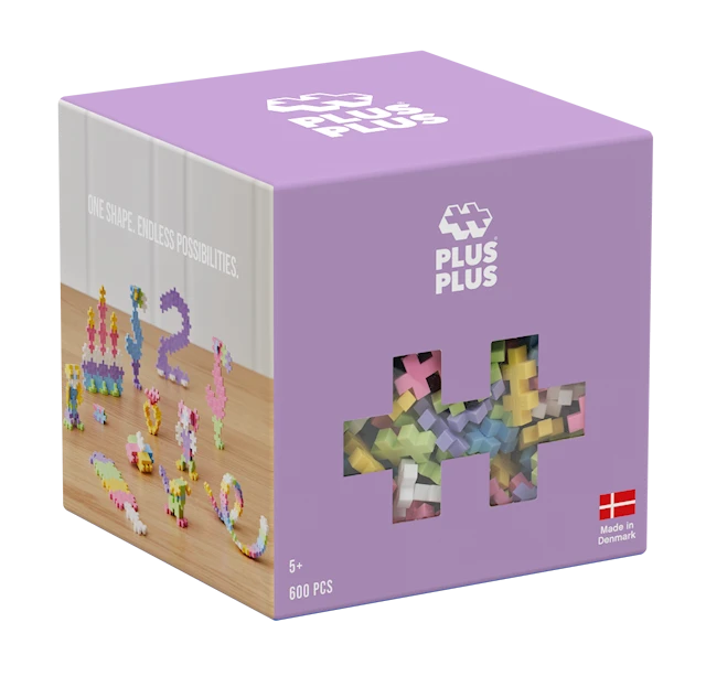 Plus Plus MINI Pastell, 600 bitar