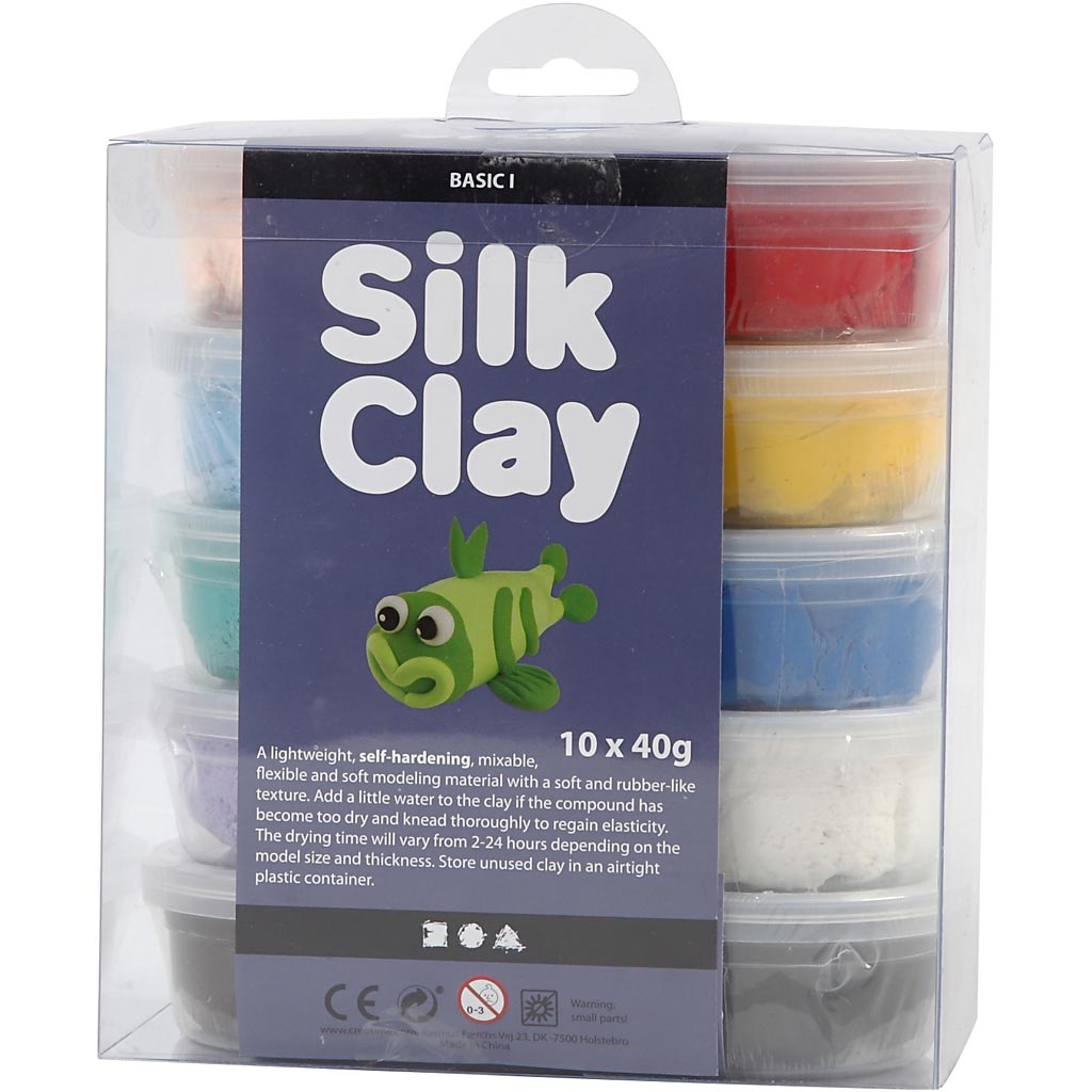 Silk Clay Modellera Basic 10x40g Creativ Company