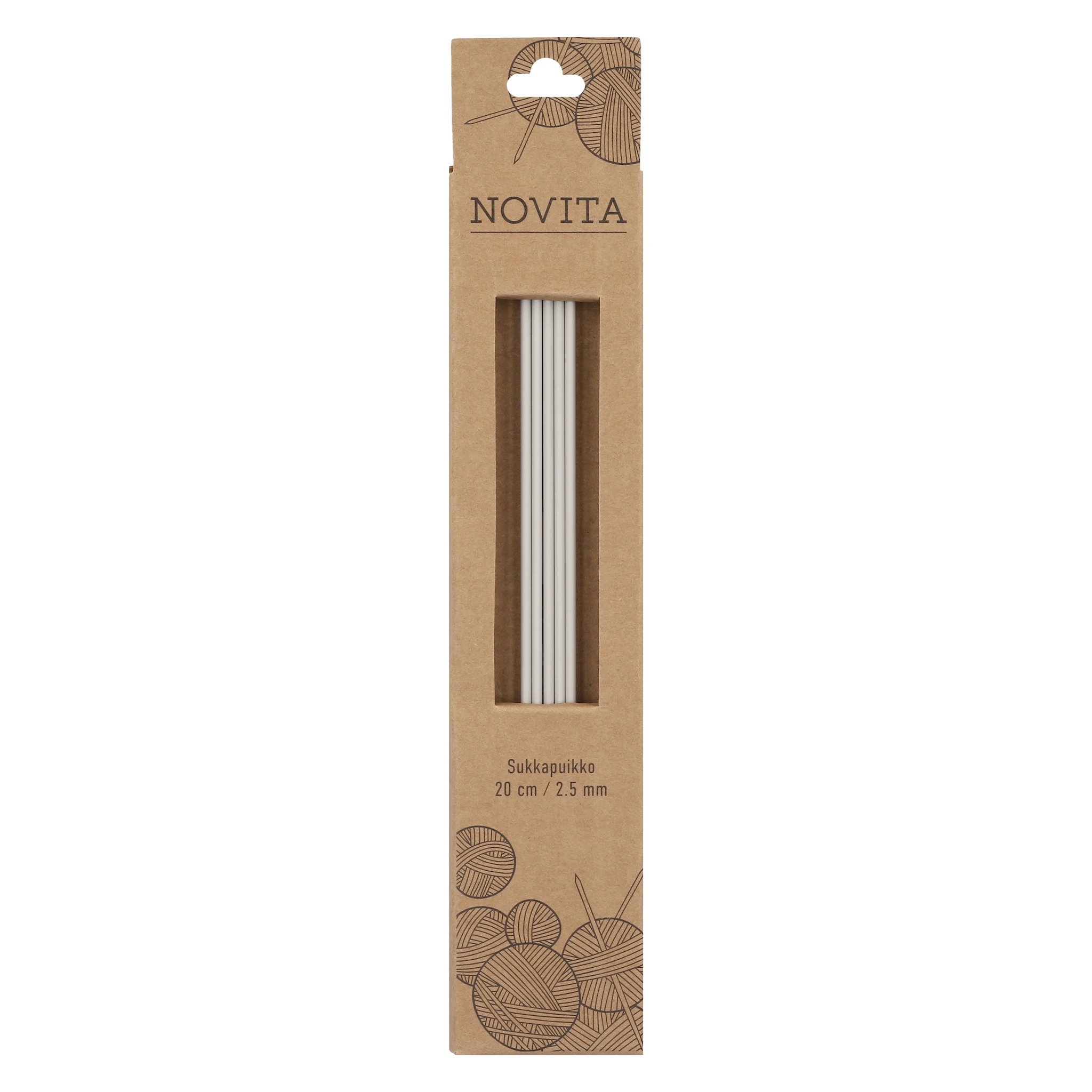 Tuotekuva ille Sukkapuikot Alumiini 20 cm Novita