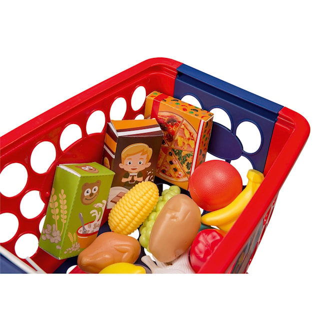 Produktbilde 2 for Liten handlekurv med varer juniorhjem