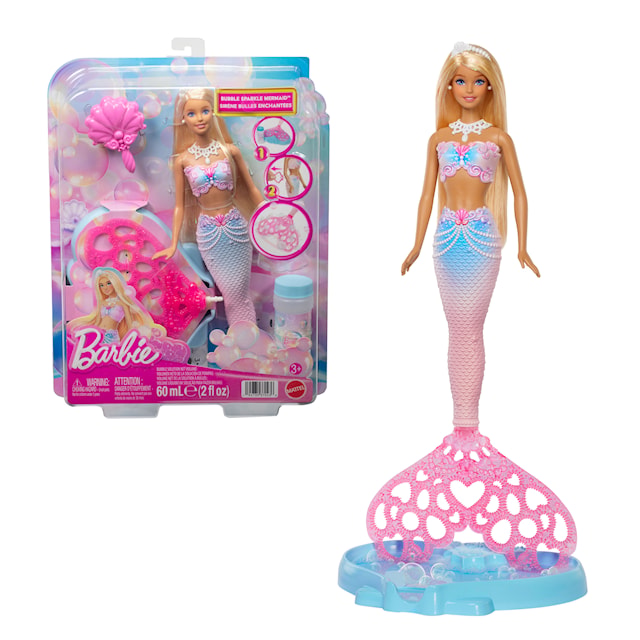 Produktbilde 1 for Bubbletastic Havfruedukke Barbie