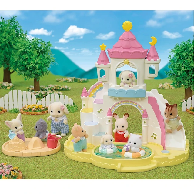 Päiväkodin hiekkalaatikko ja uima-allas Sylvanian Families