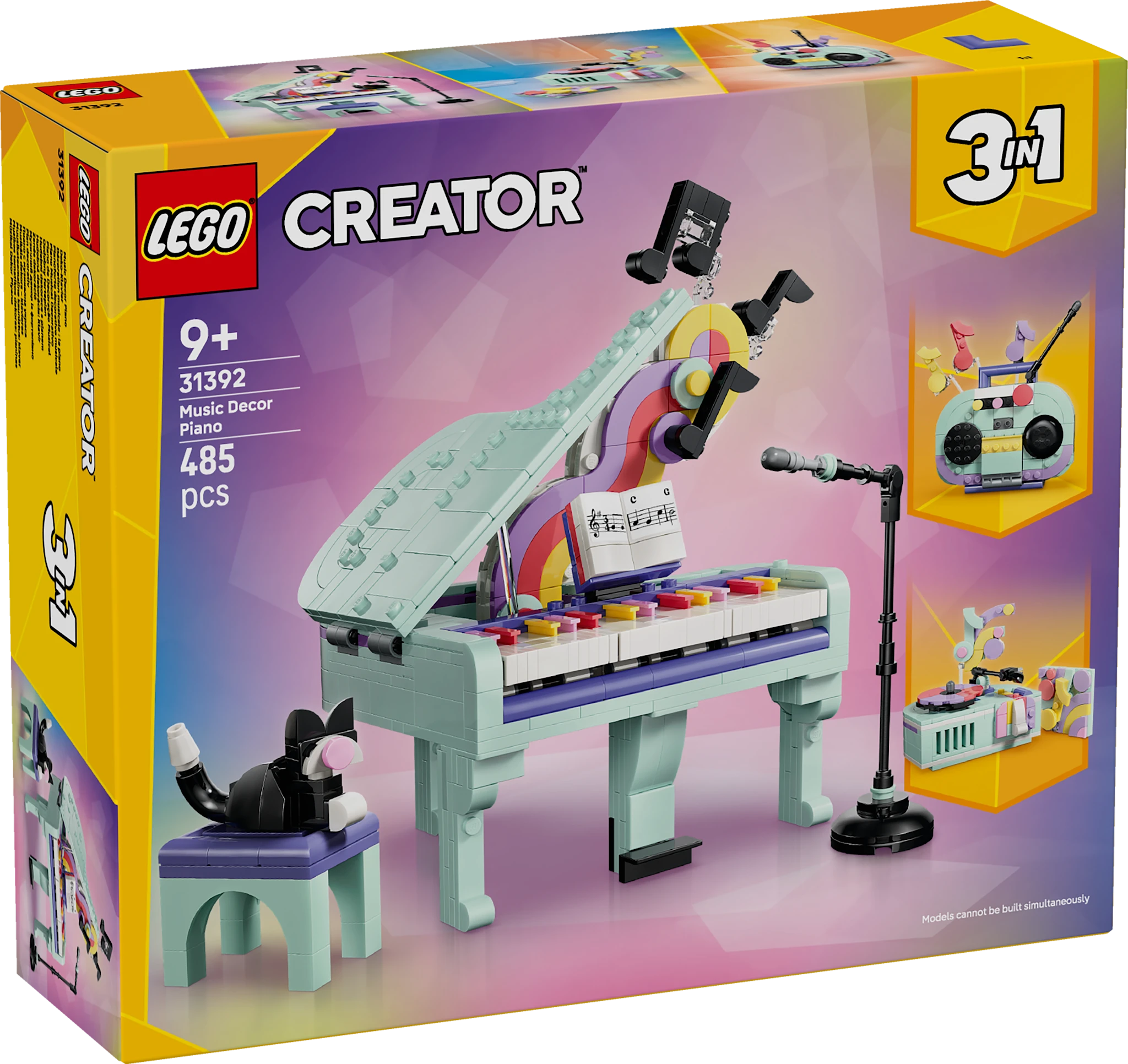 Tuotekuva ille Koristepiano ja kissa LEGO® Creator (31392)