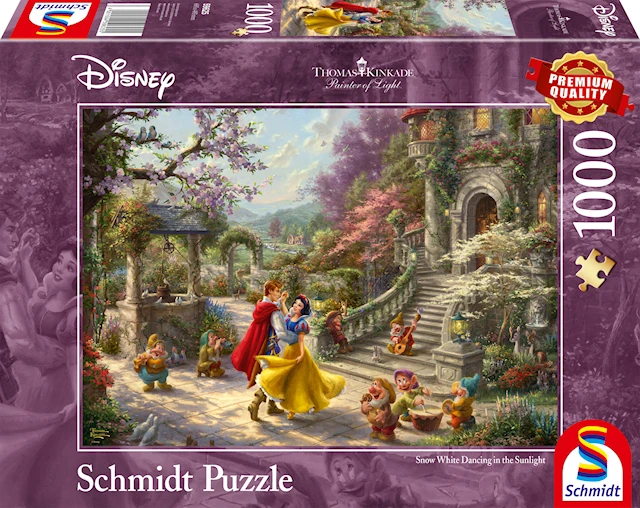 Disney Dancing with the prince Thomas Kinkade Palapelit 1000 palaa Schmidt