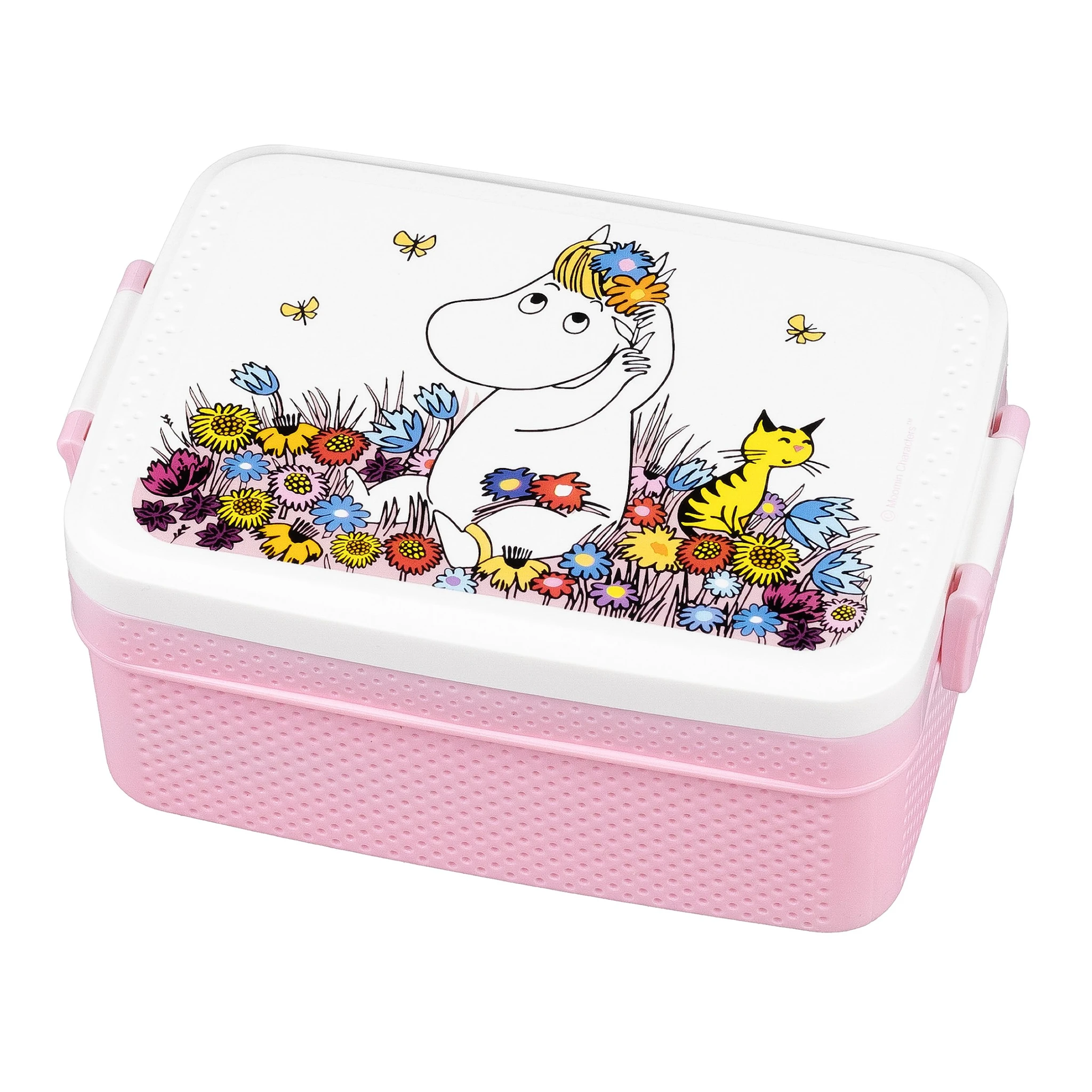 Produktbild för Mumin Äng Lunchlåda Lila/Rosa Rätt Start