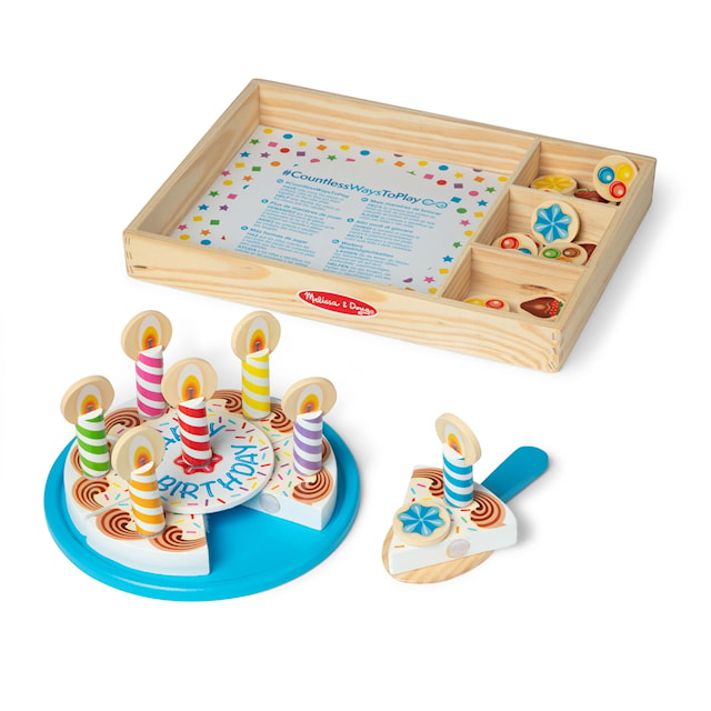 Tuotekuva 1 - Puinen syntymäpäiväkakku Melissa & Doug