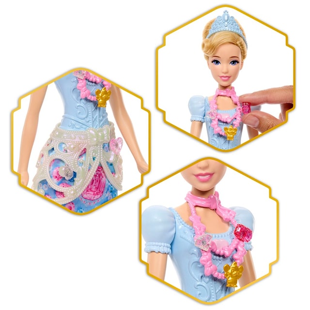 Tuotekuva 3 - Tuhkimo-muotinuken jalokiven paljastus Disney-prinsessat