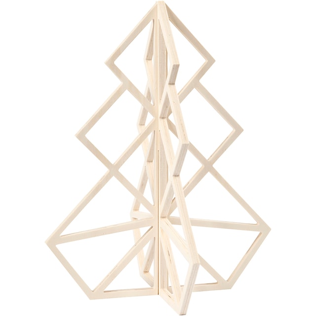 Produktbilde 3 for 3D Juletre, H: 40 cm, B: 32 cm, 1 stk.