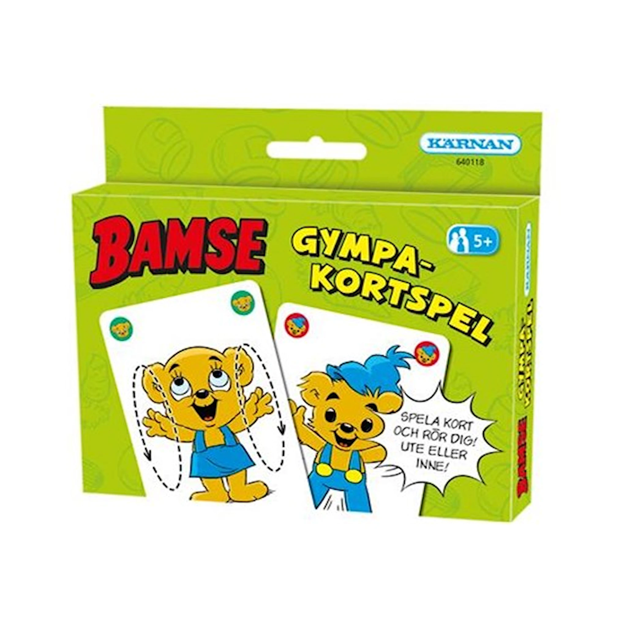 Produktbild för Bamse Gympakortspel (SE)