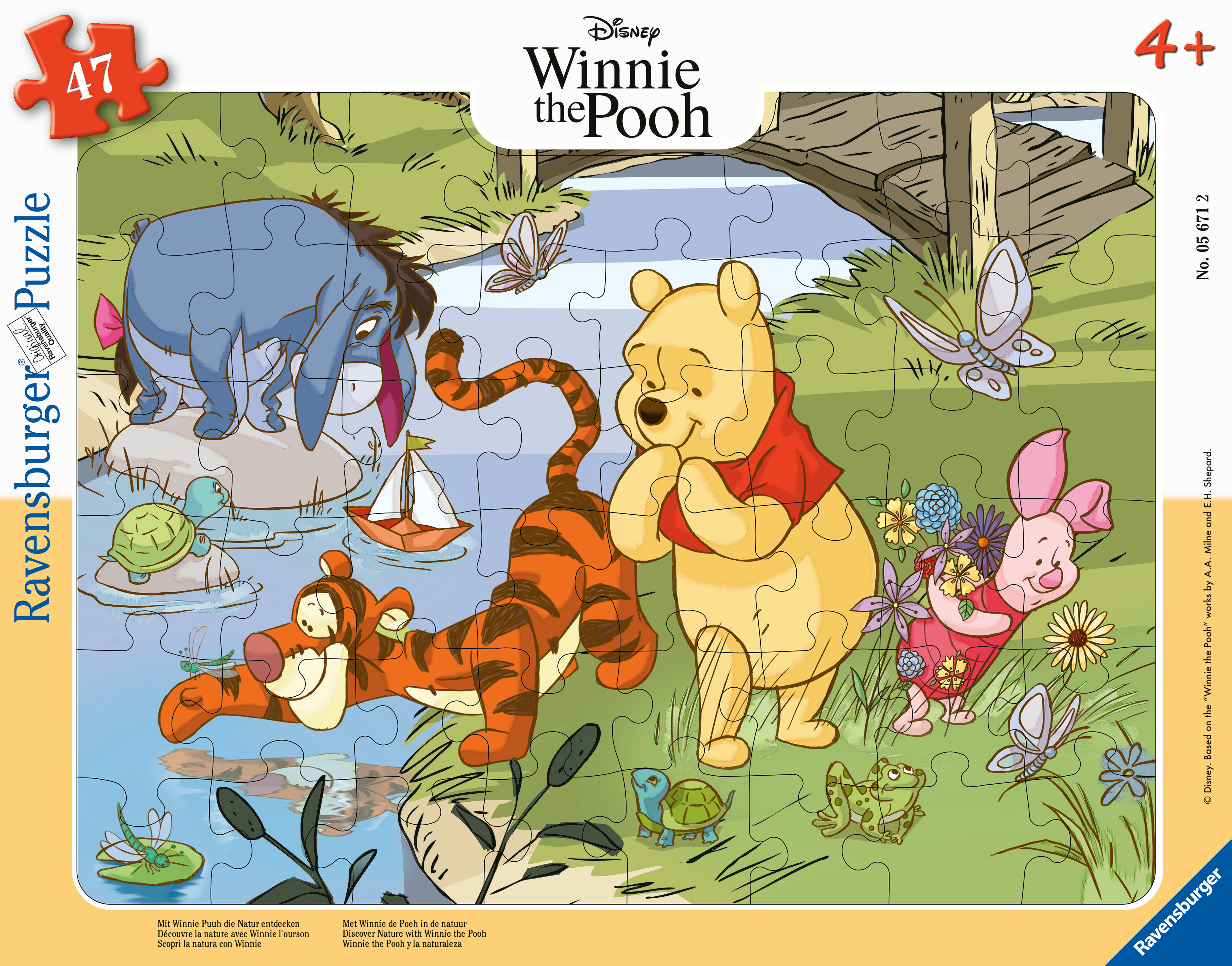 Discover Nature With Winnie The Pooh Palapeli 47  palaa Ravensburger