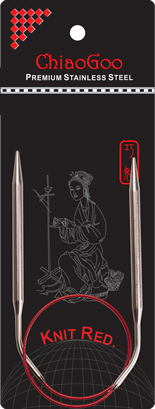 SS Red  Rundsticka 40 cm/2,5 mm Chiaogoo
