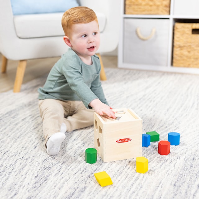 Tuotekuva 2 - Melissa & Doug Puiset geometriset palikoiden valintarasia