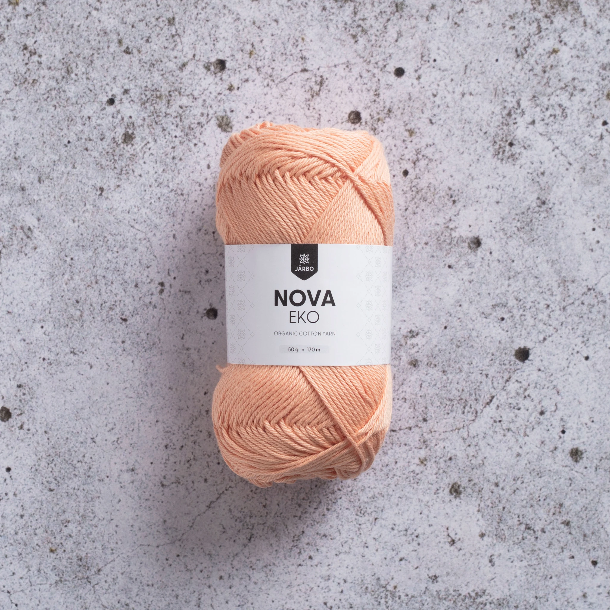 Produktbild för Nova Eko Cotton 50 g Light Apricot Järbo