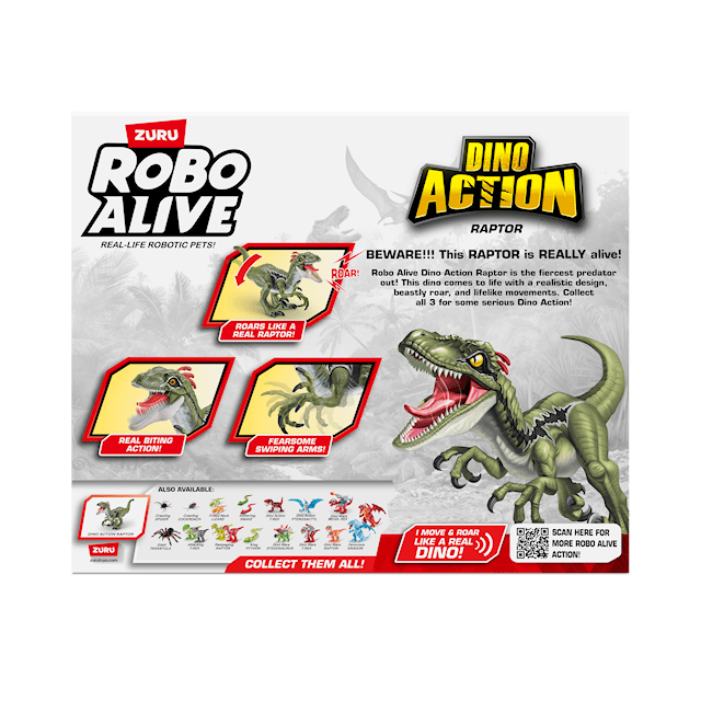 Produktbilde 4 for Dino Action S1 Raptor Roboalive