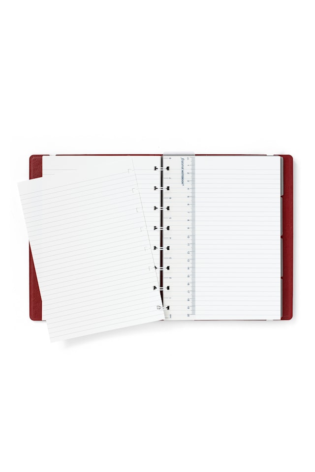 Tuotekuva 3 - Muistikirja A5 Viivoitettu Viininpunainen Filofax