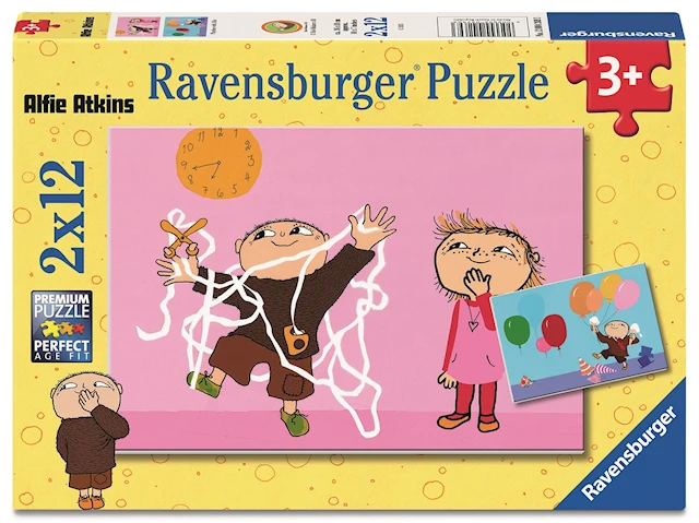 Alfons Aberg Pussel 2x12 Bitar, Ravenburger