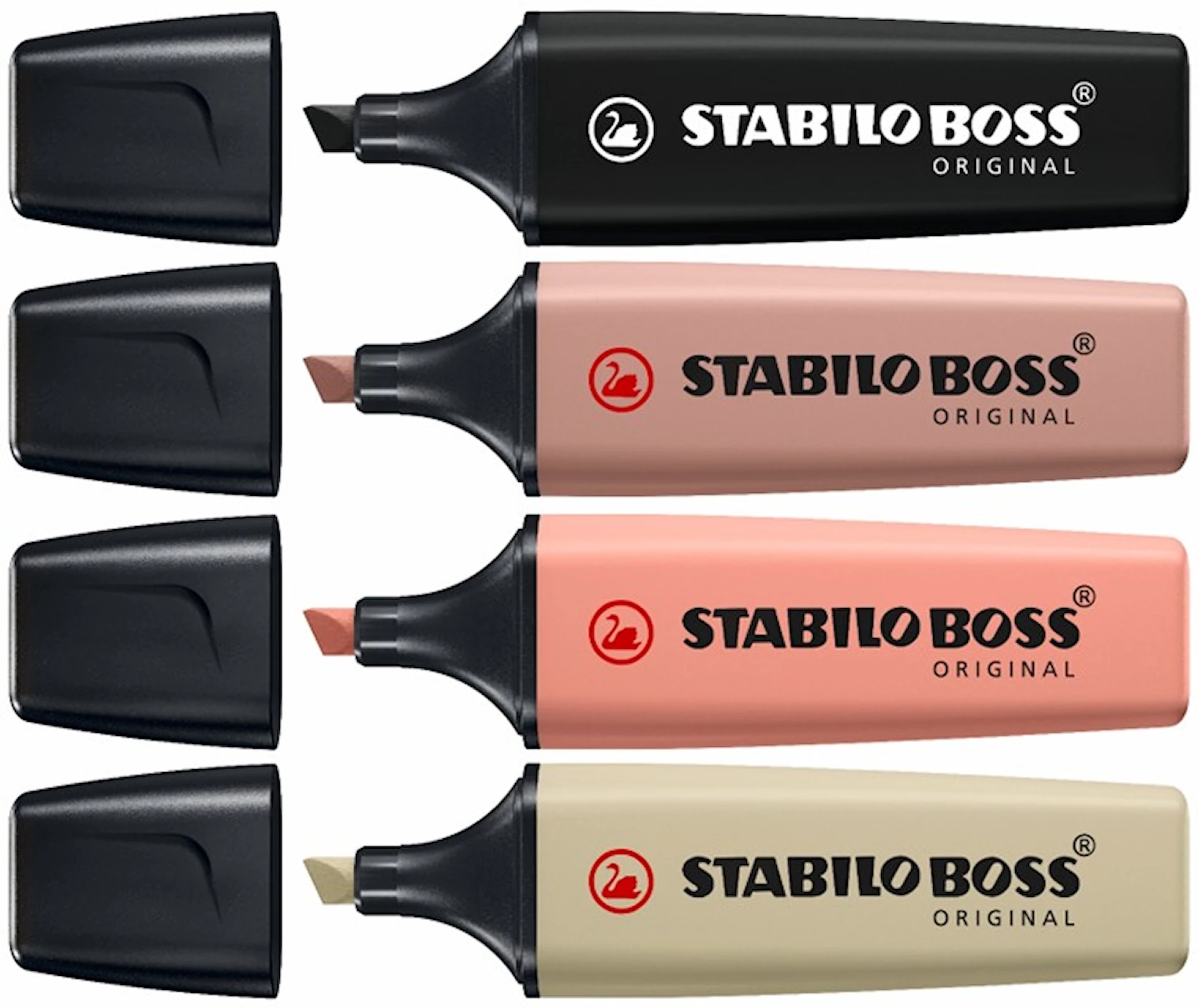 Tuotekuva ille STABILO BOSS ORIGINAL Nature Colors 4 kpl Version 1