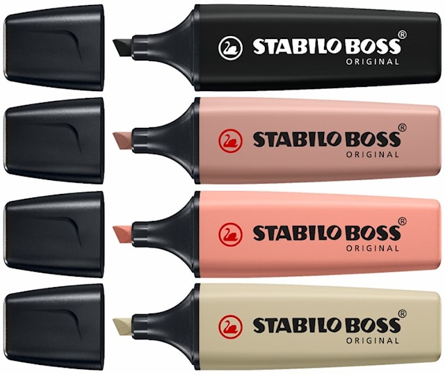 Tuotekuva 1 - STABILO BOSS ORIGINAL Nature Colors 4 kpl Version 1