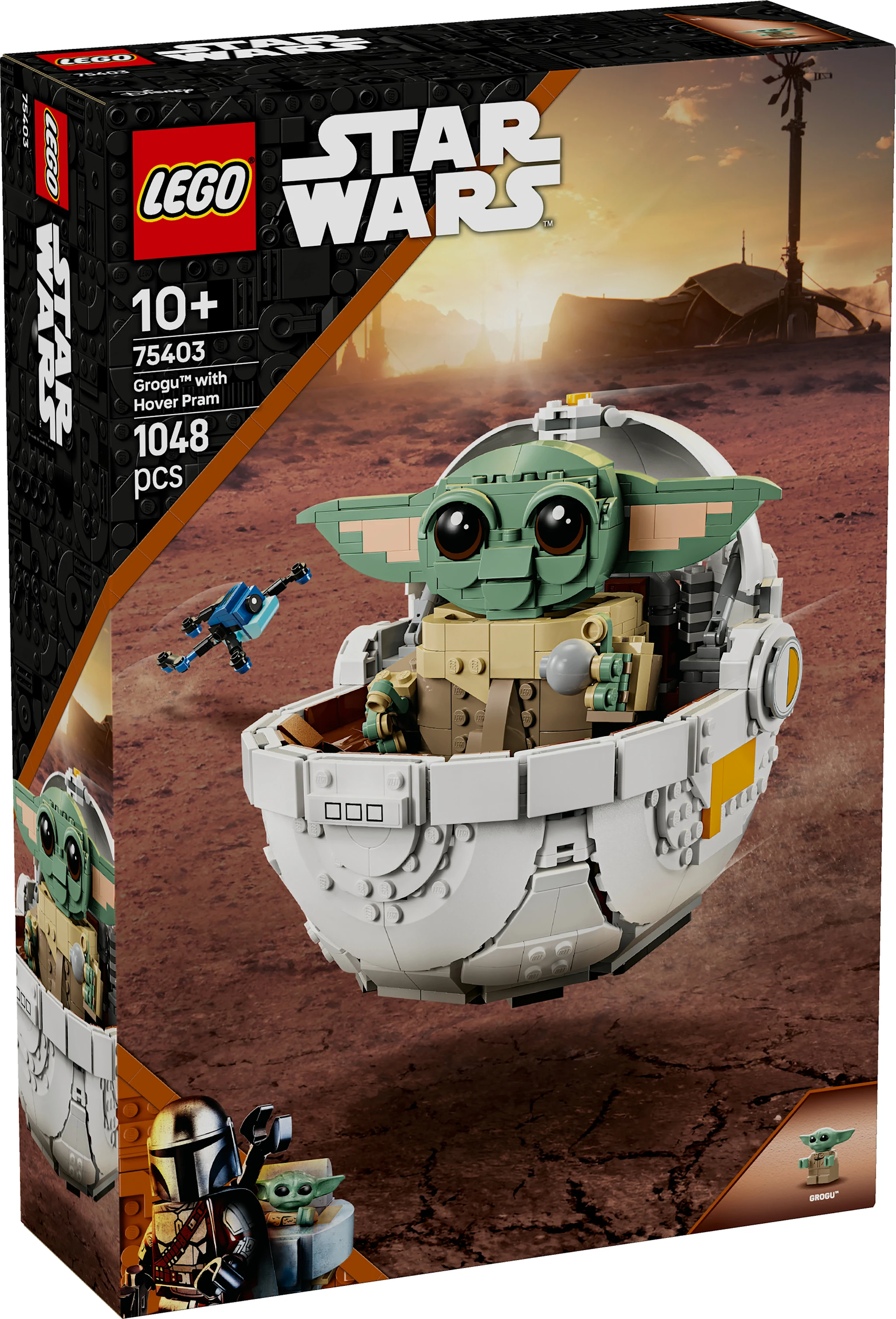 Tuotekuva ille Grogu™ ja leijuvaunut LEGO® Star Wars™ (75403)
