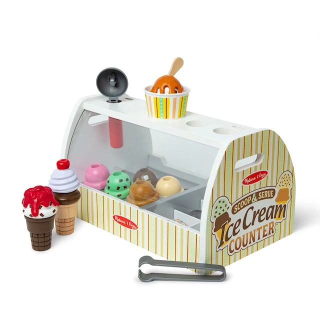 Lekset Glasskiosk Trä Melissa & Doug