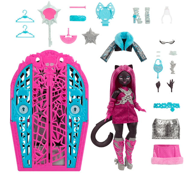 Produktbild 3 för Monster High Skulltimate Secrets Modedocka Catty Noir