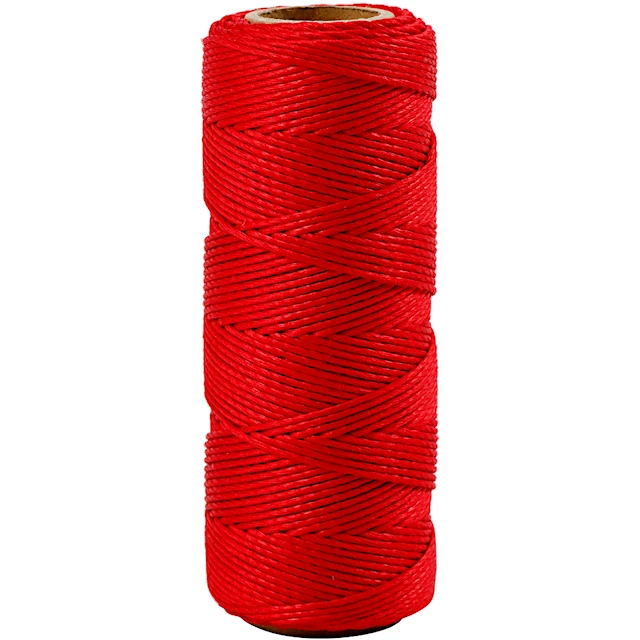Bambusnöre Röd 1 mm 65 m 1-pack
