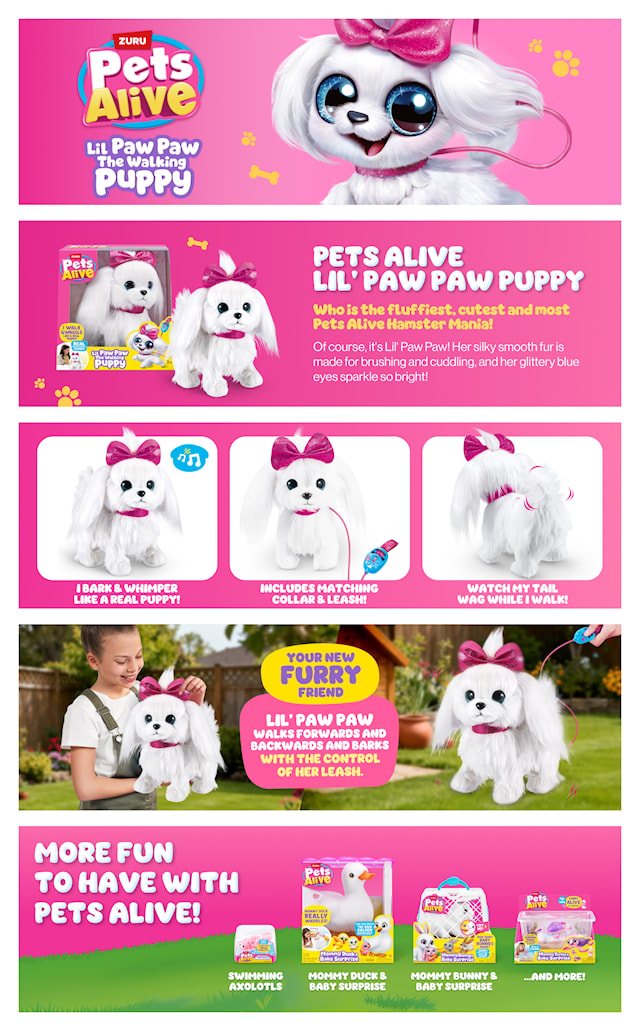 Tuotekuva 5 - Lil Paw Paw Kävelevä koira Pets Alive